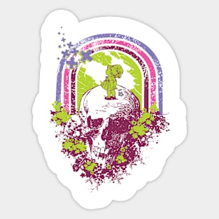 The passive girl Sticker